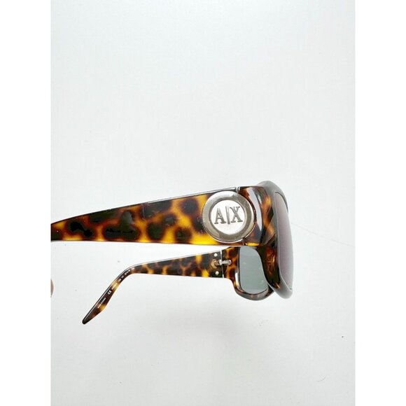 ARMANI EXCHANGE AX062/S Tortoiseshell Acetate Plastic Round Frame Sunglasses - Picture 2 of 15
